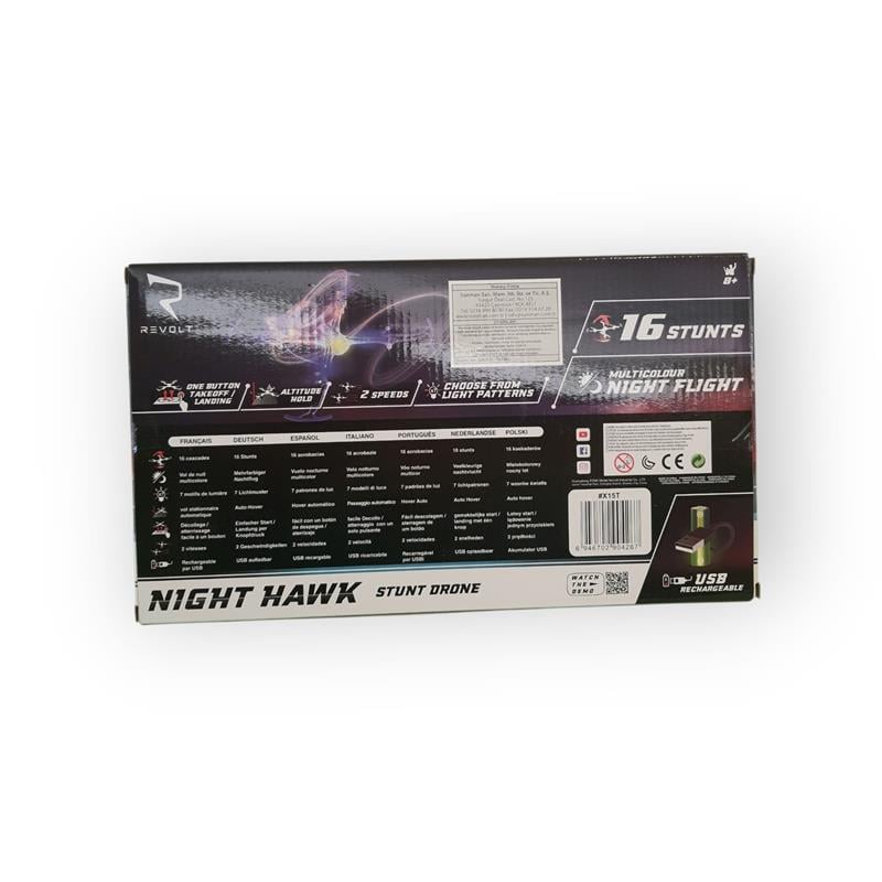 NİGHT HAWK STUNT 16 HAREKETLİ DRONE 
