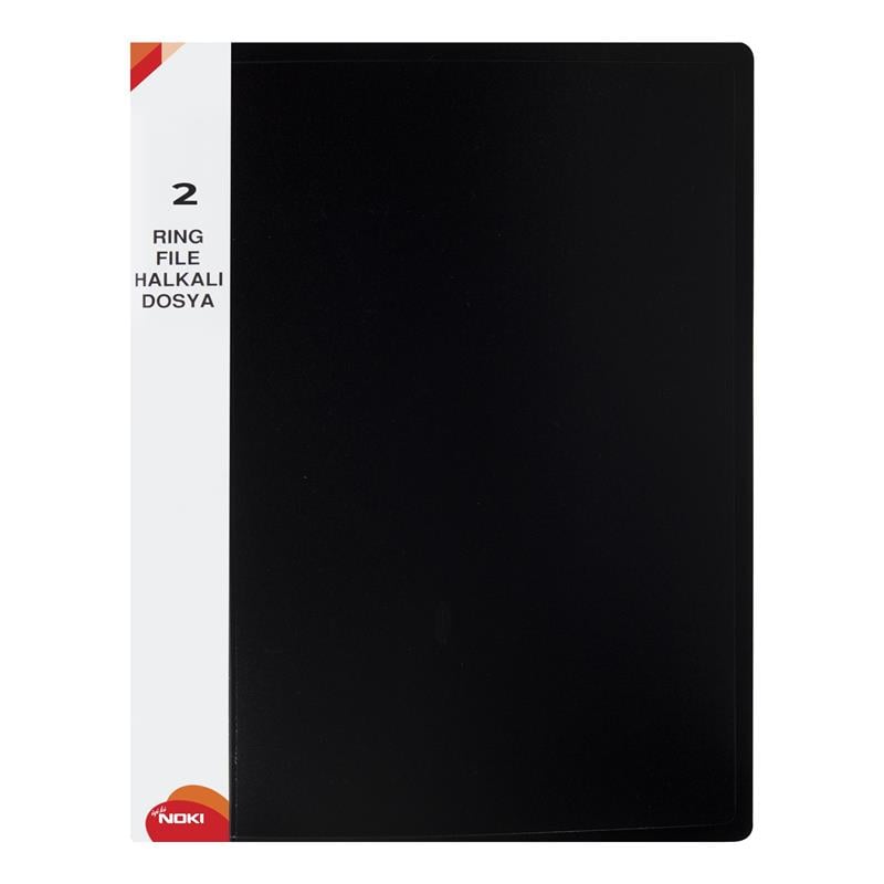 Noki 2 Halkalı Dosya A4 Siyah RB512-190