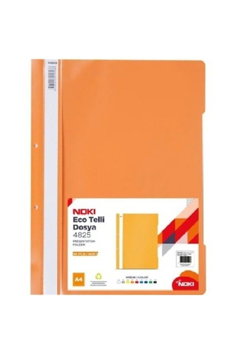 Noki Eco Turuncu Telli Dosya 50'li Paket