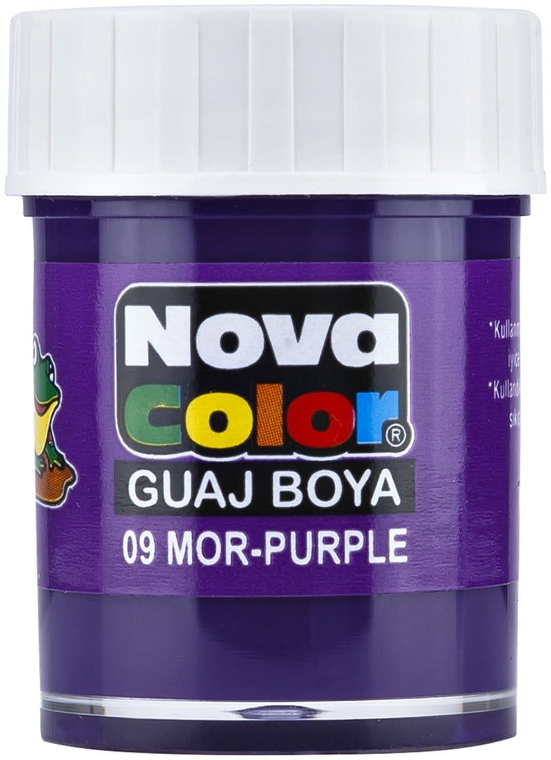 Nova Color Guvaş Boya Mor Şişe 12'li Paket