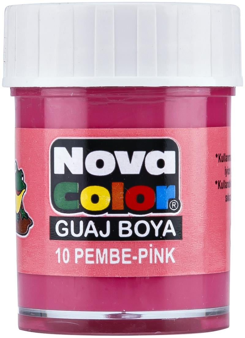 Nova Color Guvaş Boya Pembe Şişe 12'li Paket