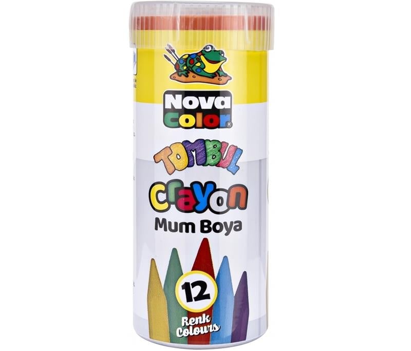 Nova Color Mum Boya Tombul 12 Renk Set