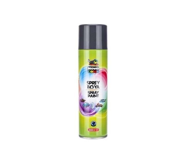 NovaColor Sprey Boya Gri 200ml