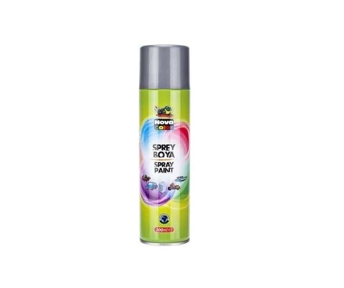 NovaColor Sprey Boya Gümüş 200ml