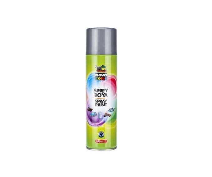 NovaColor Sprey Boya Gümüş 200ml