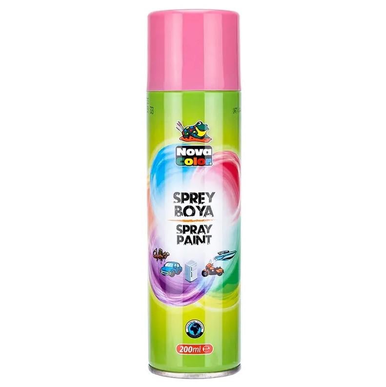 NovaColor Sprey Boya Pembe 200ml