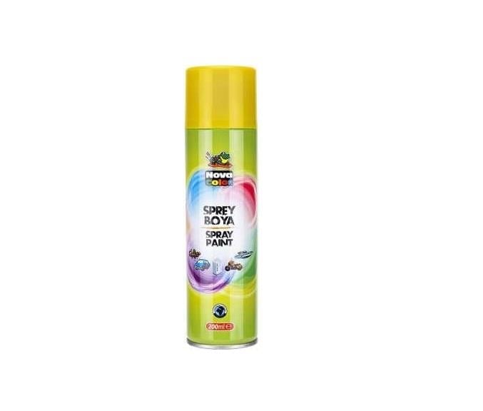 NovaColor Sprey Boya Sarı 200ml