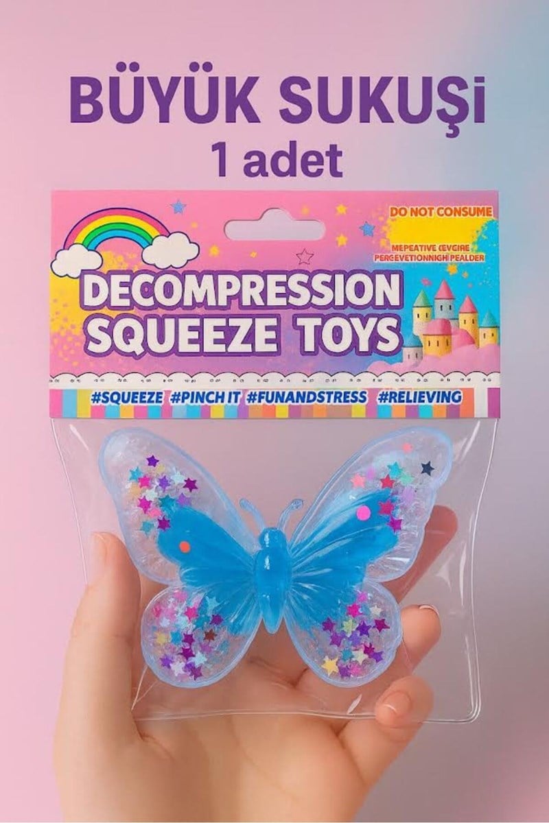 Olgun Toys Gökkuşağı Kelebek Pati 20'li Stand