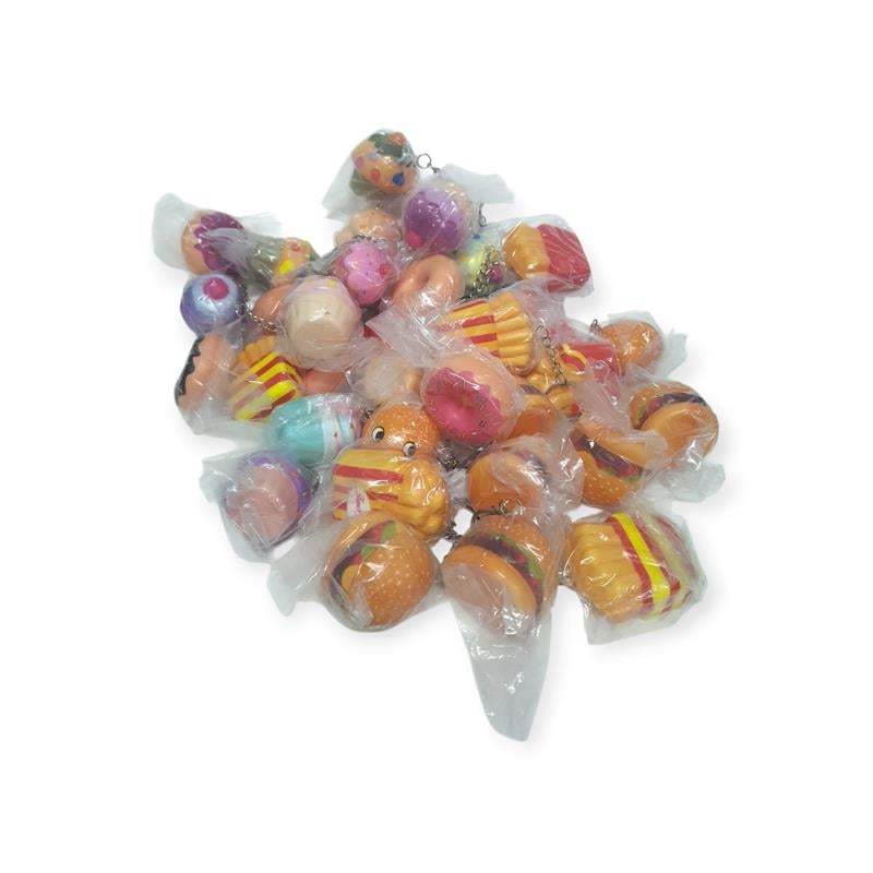 Olgun Toys Squishy Fast Food Anahtarlık 36'lı