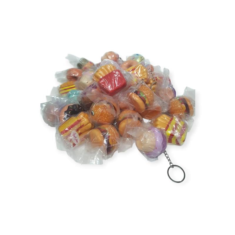 Olgun Toys Squishy Fast Food Anahtarlık 36'lı