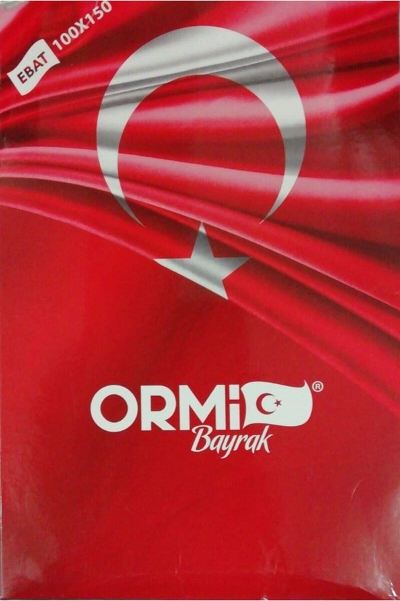 Ormi 100x150 Cm Alpaka Kumaş Türk Bayrağı