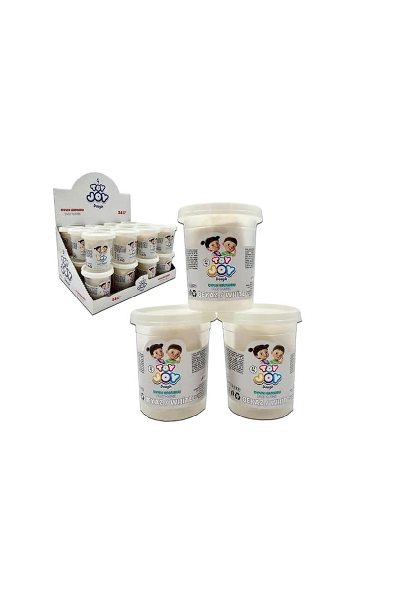 Oyun Hamuru- Toy Joy Dough Tek Renk 120gr Beyaz
