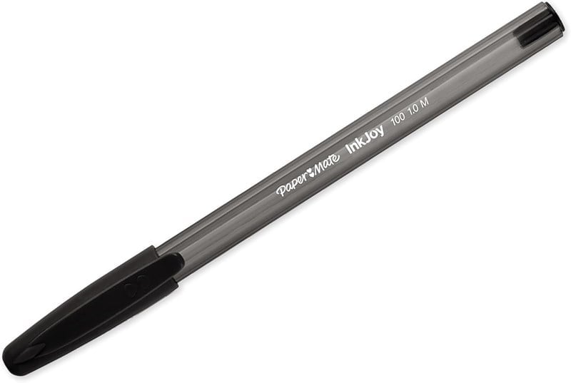 Paper Mate Inkjoy Tükenmez 100 Kapaklı Uç M Siyah 50'li Kutu