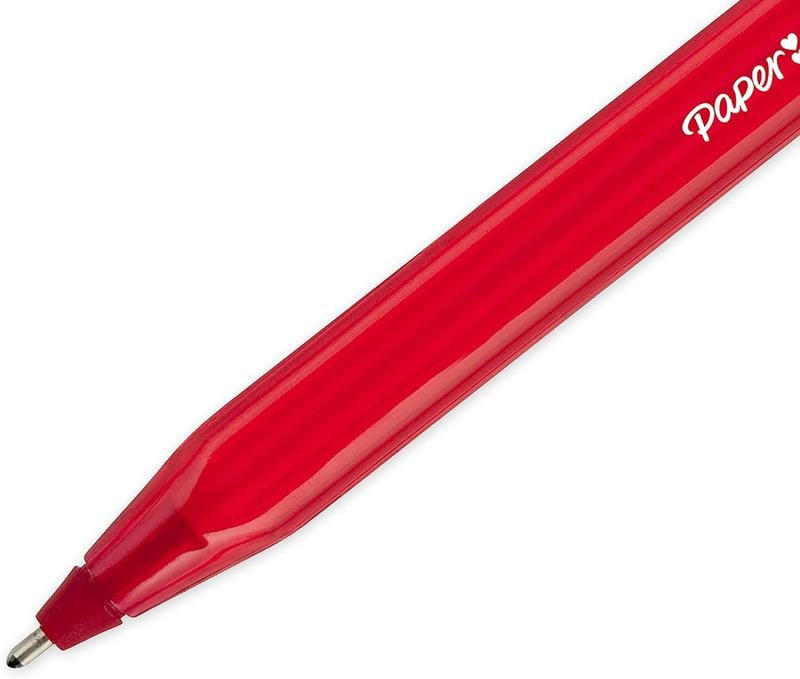 Paper Mate Inkjoy Tükenmez 100 Kapaklı Uç M Kırmızı 50'li Kutu