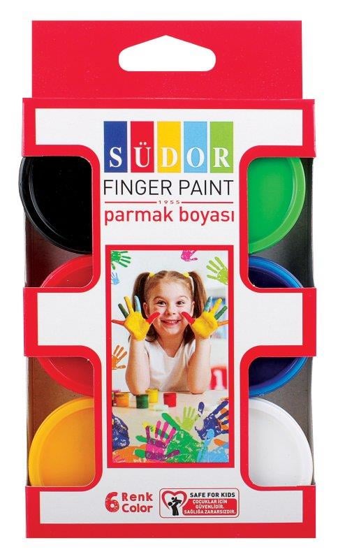 Parmak Boyası- 6 Renk Takım 30 Ml [822]