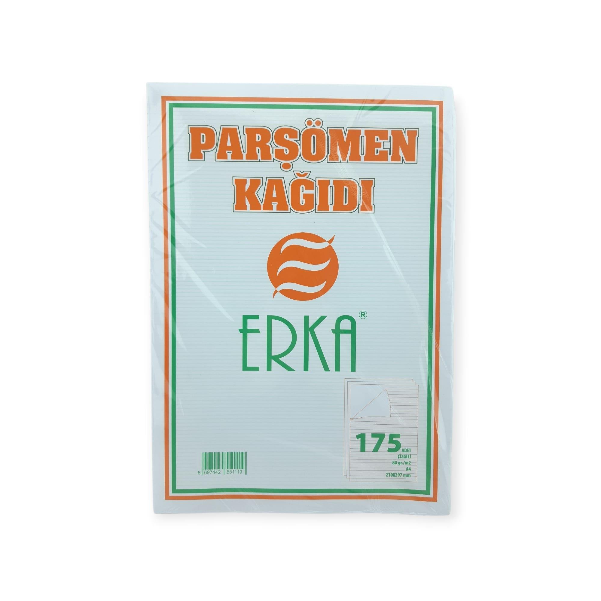 Parşömen Kağıdı- Erka 175'li Çizgili A4 (175-1)