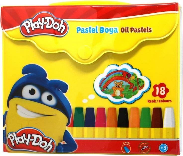 Pastel Boya- Play-doh Çantalı 18 Renk