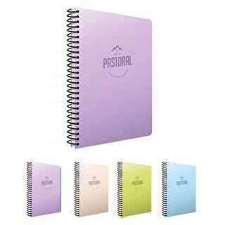 Pastoral PP Kapaklı A4 Spiralli 60 Yaprak Çizgili Defter 12'li Paket