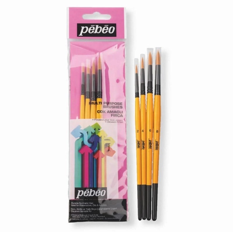 Pebeo Çok Amaçlı Fırça Seti - Set 2