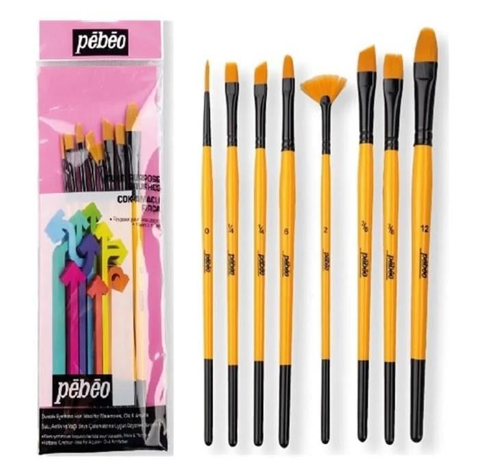 Pebeo Çok Amaçlı Fırça Seti - Set 7