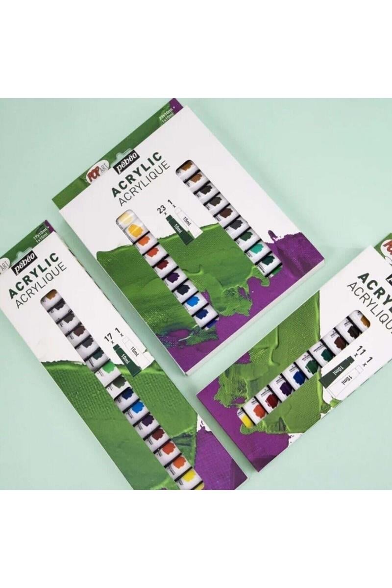 Pebeo Pop Art Yağlı Boya Set 11x10ml + 1x15ml = 12 Renk