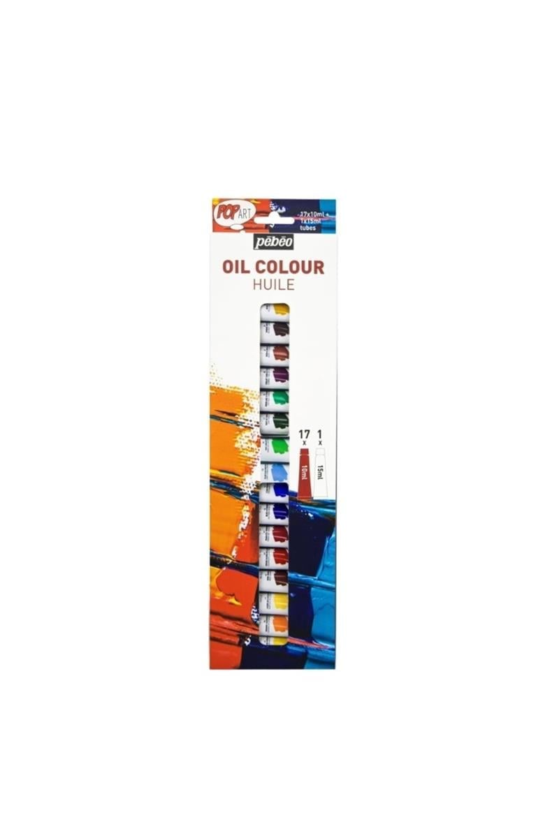Pebeo Pop Art Yağlı Boya Set 17x10ml + 1x15ml = 18 Renk
