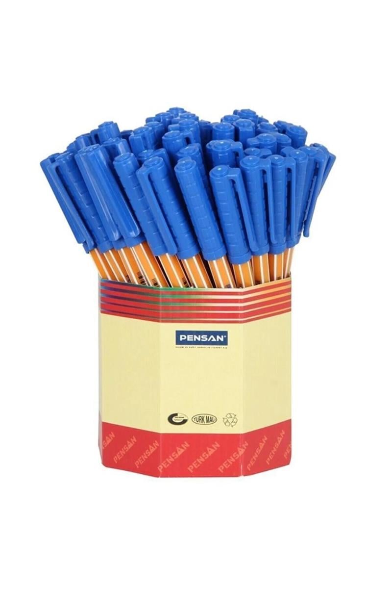 Pensan 1010 Ofispen 1 mm Mavi Tükenmez Kalem 60'lı Kutu