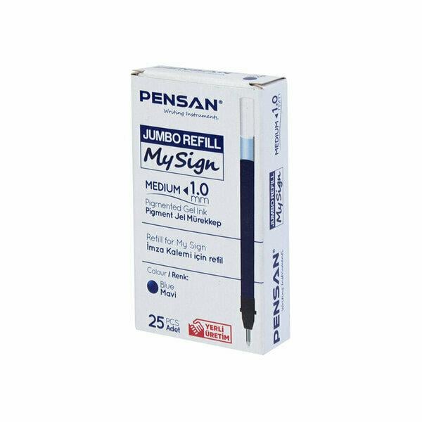 PENSAN MY SIGN İMZA KALEMİ YEDEĞİ MAVİ 25'li PAKET