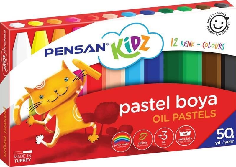 Pensan Pastel Boya Kidz 12 Renk