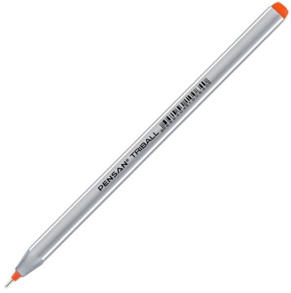 Pensan Triball 1 mm Turuncu Tükenmez Kalem 12'li Paket