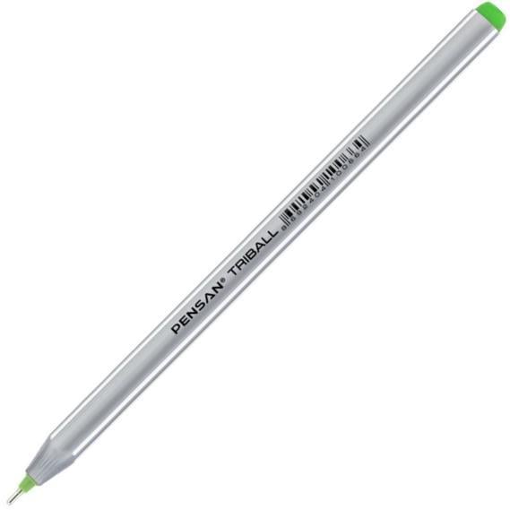Pensan Triball 1mm Açık Yeşil Tükenmez Kalem 12'li Paket