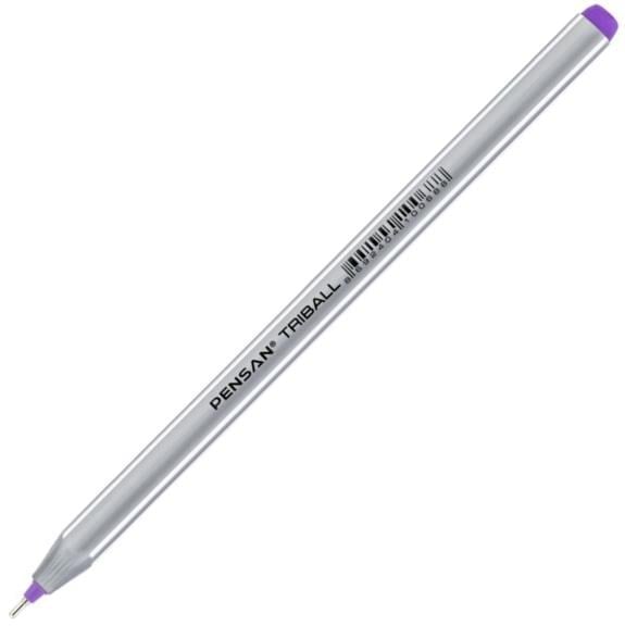 Pensan Tükenmez Kalem Pensan Triball 1 mm Violet 12'li Paket