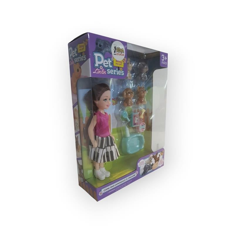 PET SERİES BEBEK VE EVCİL HAYVAN SETİ 3+ YAŞ ÜZERİ 