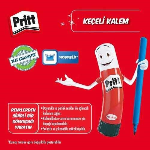 Pritt-Keçeli Kalem 12 Renk