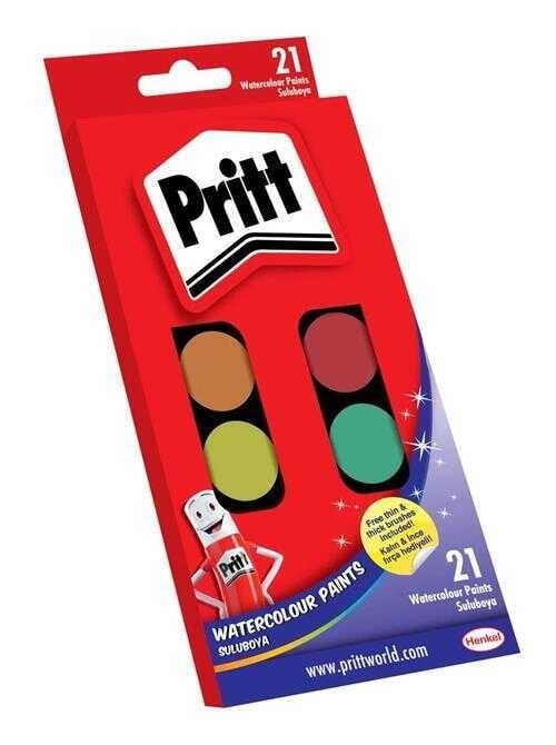 Pritt Sulu Boya Büyük Tablet 21 Renk