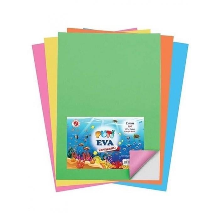 Puti Eva A4 Klasik 10'lu Karışık Renk