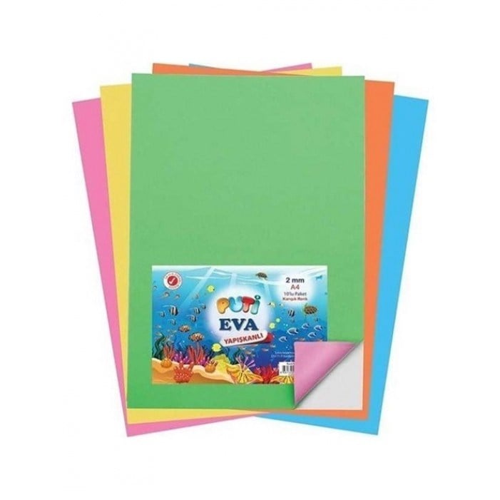 Puti Eva A4 Klasik 10'lu Karışık Renk