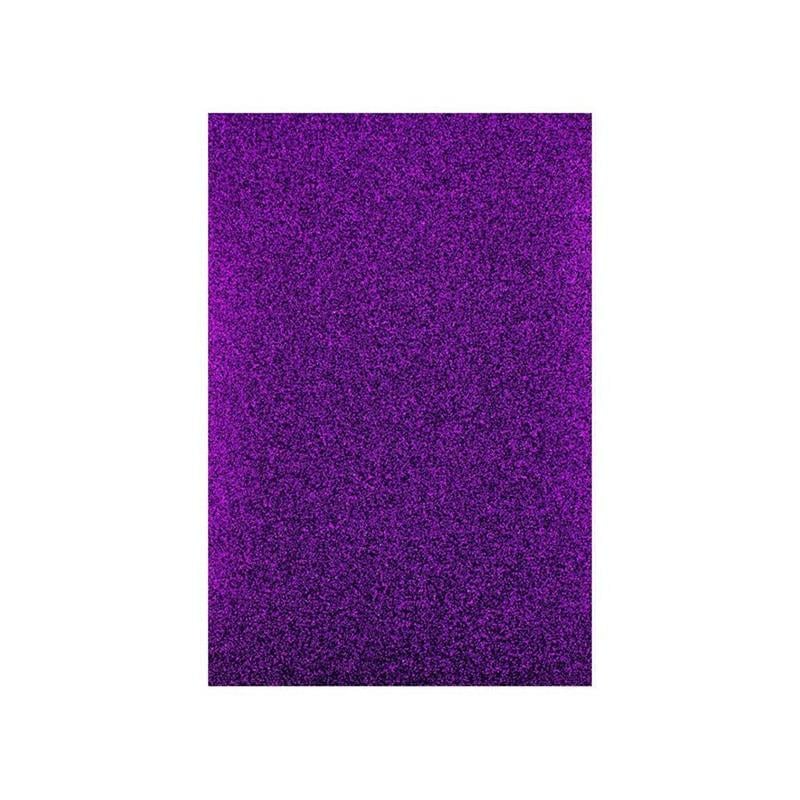 Puti Fon Kartonu 50x70 Simli Mor 10'lu