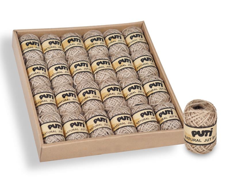 Puti Jut İp 10m Natural 24'lü Paket