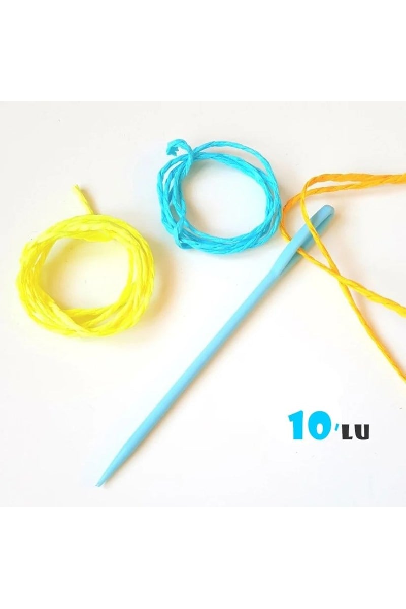 Puti Plastik 9cm Etkinlik İğnesi 10'lu Blister