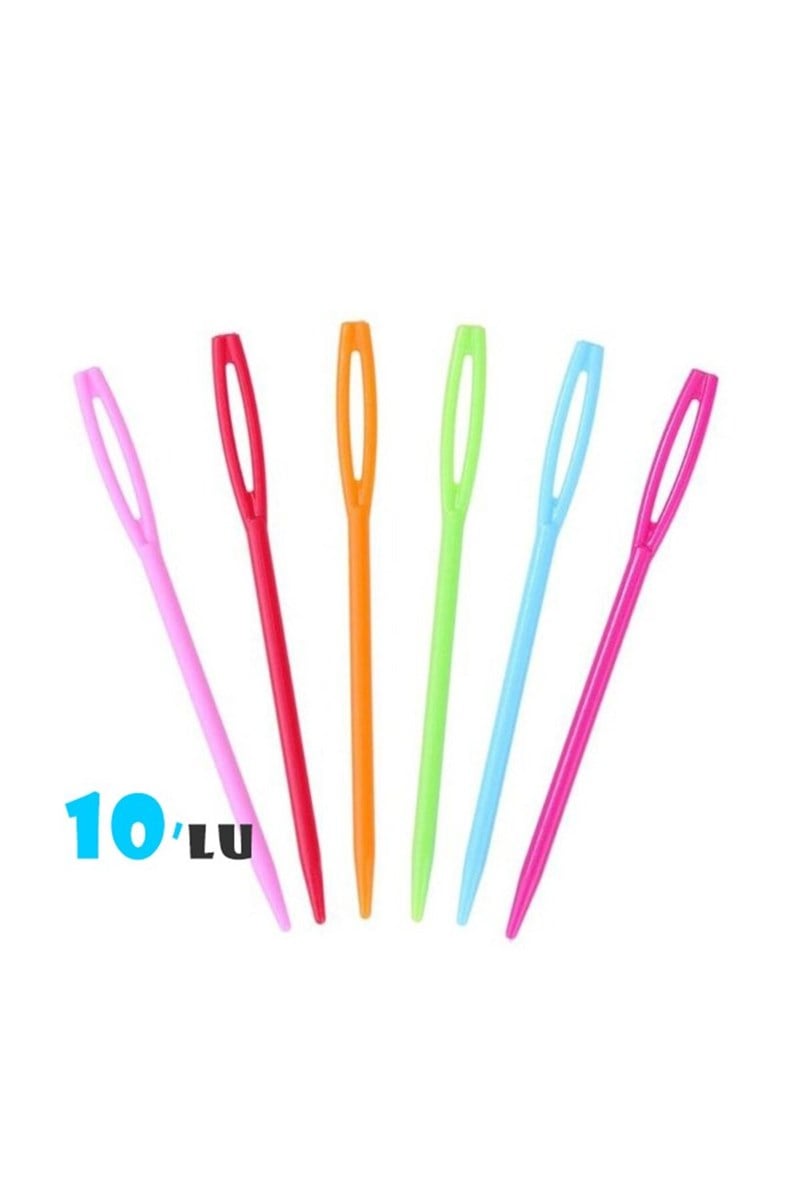 Puti Plastik 9cm Etkinlik İğnesi 10'lu Blister