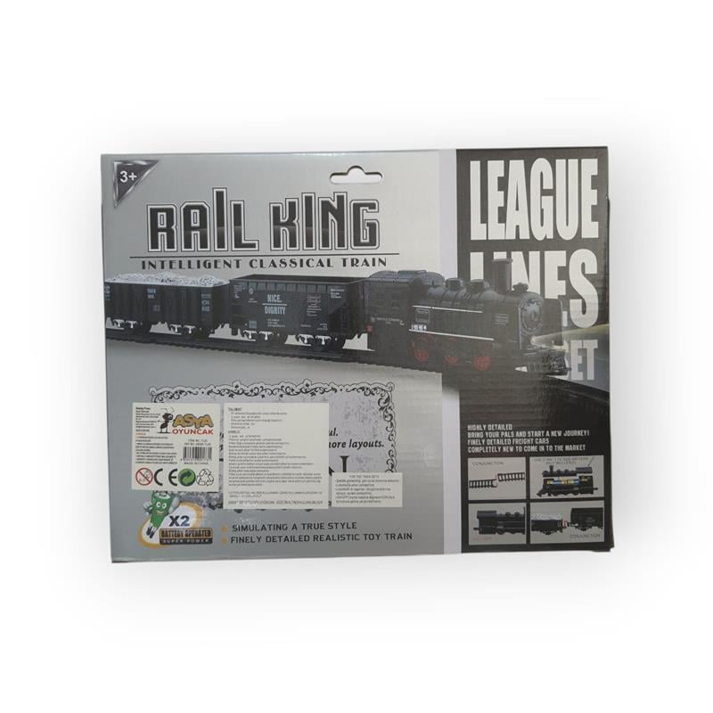 RAİL KİNG LOKOMOTİF PİLLİ TREN SETİ 13 PARÇA 