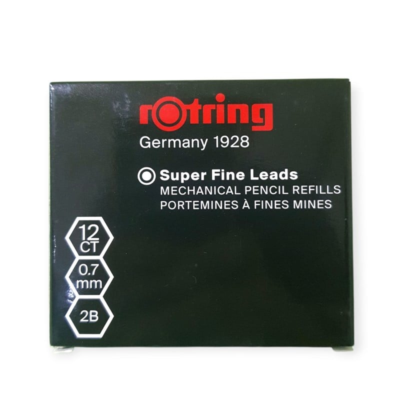 Rotring 0.7 mm 2B Super Polymer Kalem Ucu 12'li Paket