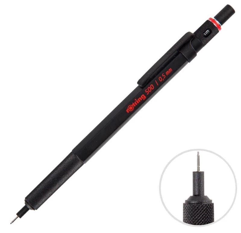 Rotring 500 Siyah 0.5 mm Versatil Kalem 1 Adet