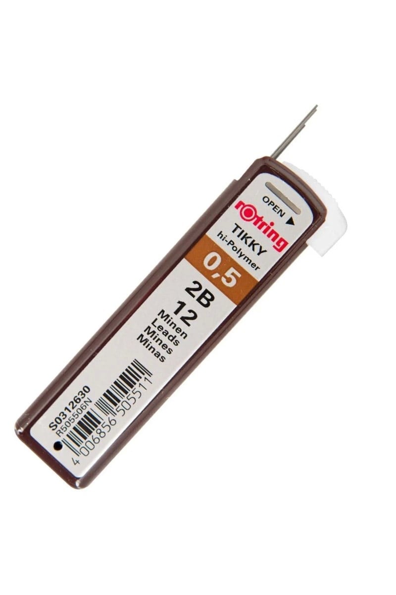 Rotring Hi-polymer Min- 0.5 Mm (2b) 10 Tüp