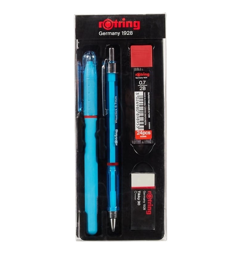Rotring Ofis Seti Visumax Versatil Kalem 07mm+ Roller Kalem Mavi