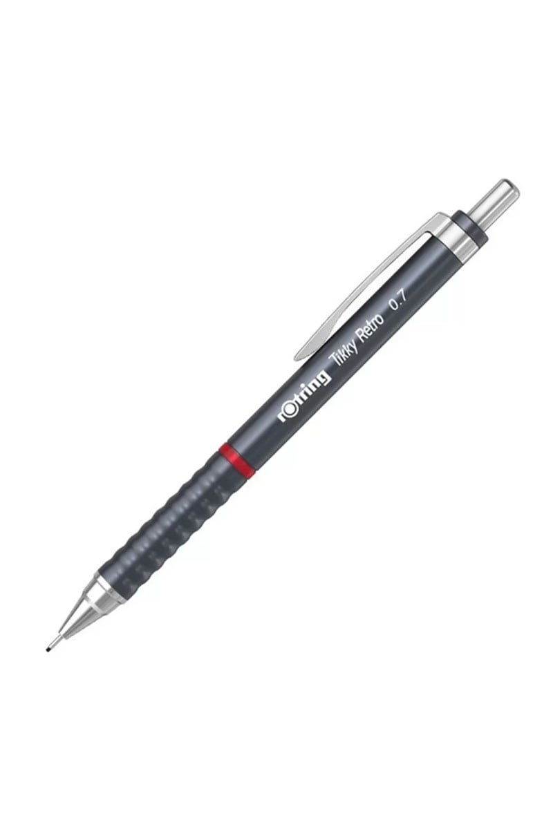Rotring Versatil- Tikky Retro 0.7 Mm Metalik Gri