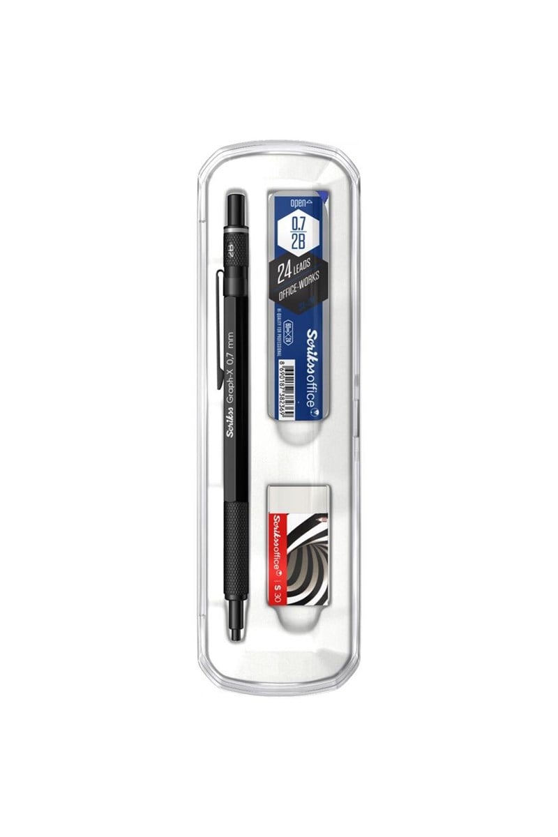 Scrikss Graph-x Metal 3 Lu Set 0.7 Mat Siyah