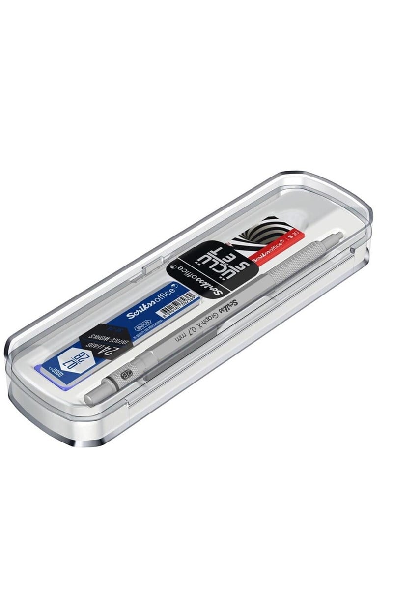 Scrikss Graph-x Metal 3 Lü Set 0.7 Saten Gri