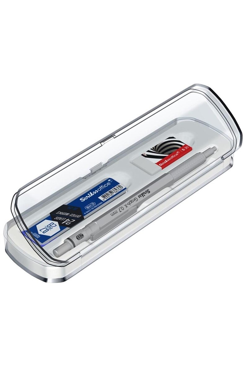 Scrikss Graph-x Metal 3 Lü Set 0.7 Saten Gri